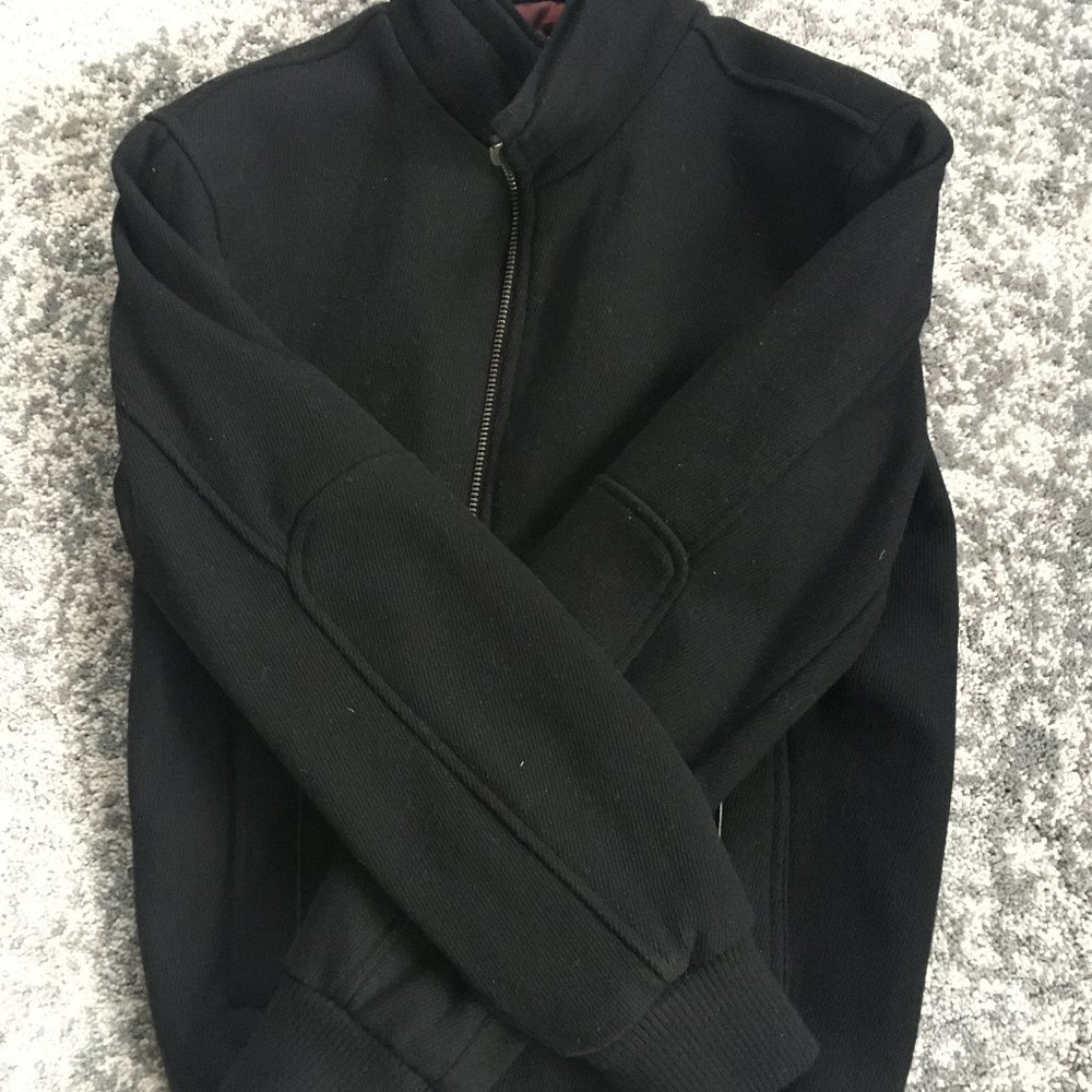 men's cord dress winter coat - Picture 3 of 4